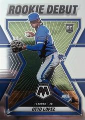 Otto Lopez [Mosaic] #RD-8 Baseball Cards 2022 Panini Mosaic Rookie Debut Prices