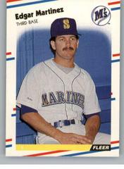Edgar Martinez #378 Baseball Cards 1988 Fleer Glossy Prices