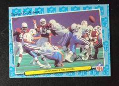 Launching a Field Goal [1986 schedule] #30 Football Cards 1986 Fleer Team Action Prices