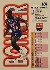Back | Anthony Bonner Basketball Cards 1993 Fleer