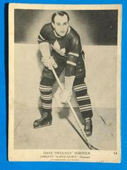 Dave 'Sweeney' Shriner Hockey Cards 1939 O-Pee-Chee V301-1 Prices