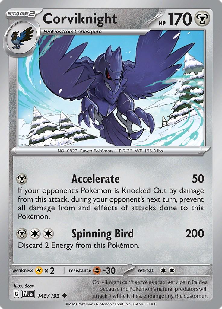 Corviknight #148 Pokemon Paldea Evolved