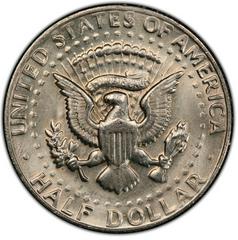 No FG Initials | 1972 [NO FG] Coins Kennedy Half Dollar