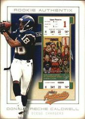 Reche Caldwell [Front Row] Football Cards 2002 Fleer Authentix Prices