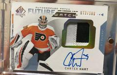 Carter Hart [Autograph Patch] Hockey Cards 2018 SP Authentic Prices