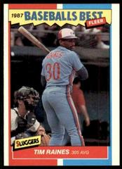 Tim Raines #32 Baseball Cards 1987 Fleer Baseball's Best Prices