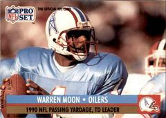 Warren Moon Football Cards 1991 Pro Set Prices