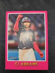 CJ Abrams #75BS-9 Baseball Cards 2024 Topps Heritage Baseball Sensation Prices