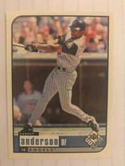 Garrett Anderson #49 Baseball Cards 1999 UD Choice Prices