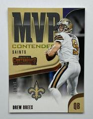 Drew Brees [Gold] Football Cards 2018 Panini Contenders MVP Prices
