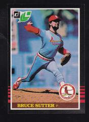 Bruce Sutter #163 Baseball Cards 1985 Leaf Prices