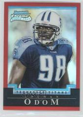 Antwan Odom [Red Refractor] #126 Football Cards 2004 Bowman Chrome Prices