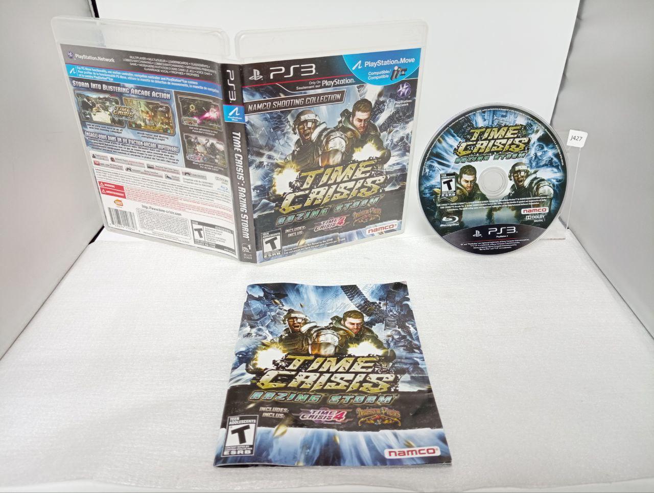 Jeu Playstation 3 Time Crisis : Razing Storm en boite, complet
