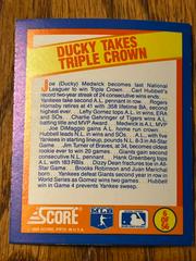 Joe Medwick #6 Baseball Cards 1989 Score Magic Motion Trivia A Year to Remember Prices
