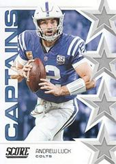 andrew luck Football Cards 2019 Panini Score Captains Prices