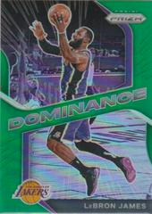 Lebron James [Green] #17 Basketball Cards 2020 Panini Prizm Dominance Prices