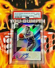 Kyle Guy [Purple] #KGY Basketball Cards 2019 Panini Donruss Optic Signature Series Prices