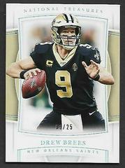 Drew Brees [Holo Silver] #10 Football Cards 2019 Panini National Treasures Prices