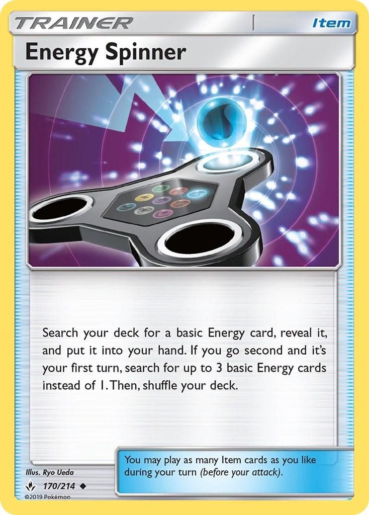 Energy Spinner #170 Pokemon Unbroken Bonds