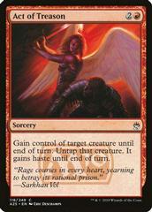 Act of Treason [Foil] Magic Masters 25 Prices