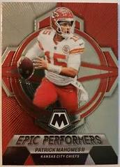 Patrick Mahomes II #EP-PM Football Cards 2023 Panini Mosaic Epic Performers Prices