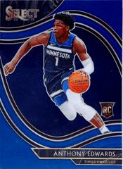 Anthony Edwards [Blue] #300 Basketball Cards 2020 Panini Select Prices