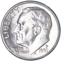 1992 P Coins Roosevelt Dime Prices