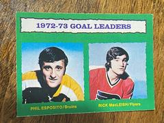 Goals Leaders [P. Esposito, R. MacLeish] Hockey Cards 1973 O-Pee-Chee Prices