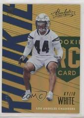 Kyzir White [Spectrum Green] Football Cards 2018 Panini Absolute Prices