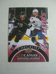 Quinton Byfield, Alex Newhook #C120 Hockey Cards 2021 Upper Deck UD Canvas Prices