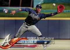 Ronald Acuna Jr. Baseball Cards 2018 Topps Update Prices