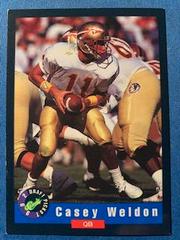 Casey Weldon #31 Football Cards 1992 Classic Draft Picks Prices