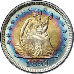 1851 Coins Seated Liberty Quarter Prices