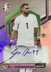 Gianluigi Donnarumma #BCA-GD Soccer Cards 2023 Topps Finest Road to UEFA EURO Autograph Prices