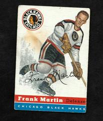 Frank Martin Hockey Cards 1954 Topps Prices