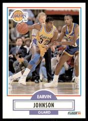Magic Johnson #93 Basketball Cards 1990 Fleer Prices