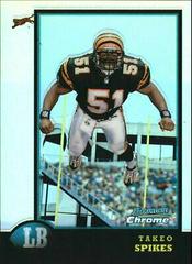 Takeo Spikes [Refractor] #4 Football Cards 1998 Bowman Chrome Prices