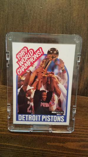 Pistons Champions [Celebrating Blaha Misspelled] #353 photo