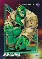 Abomination #101 Marvel 1992 Universe Prices