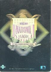 National League Baseball Cards 1991 Upper Deck Team Logo Holograms Prices
