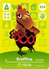 Broffina #329 [Animal Crossing Series 4] Amiibo Cards Prices