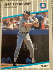 Jeff Treadway #U-75 Baseball Cards 1989 Fleer Update Prices