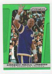 Kareem Abdul Jabbar [Green Prizm] Basketball Cards 2013 Panini Prizm Prices