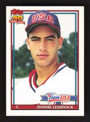 Donnie Leshnock Baseball Cards 1991 Topps Traded Tiffany Prices