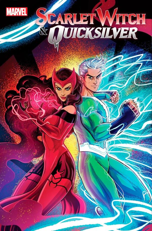 Scarlet Witch & Quicksilver [Vecchio Foil] #1 (2024) Comic Books Scarlet Witch & Quicksilver