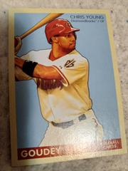 Chris Young #7 Baseball Cards 2009 Upper Deck Goudey Prices