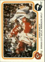 Super Bowl IV Football Cards 1979 Fleer Team Action Prices