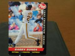 Barry bonds Baseball Cards 1993 Post Cereal Prices