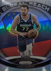 Luka Doncic [Silver] #1 Basketball Cards 2023 Panini Prizm Global Reach Prices