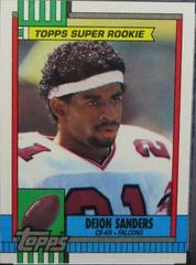 Deion Sanders [Disclaimer Back] Football Cards 1990 Topps Prices
